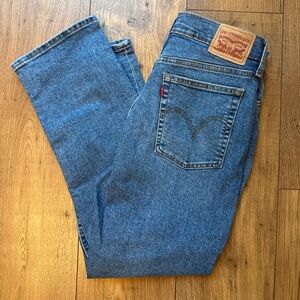 Levi's Women’s Wedgie Straight Jeans in Denim Blue